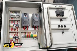 تولید تابلوی راهاندازی بوستر پمپ - نمونه کارهای لیا نوین