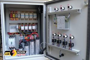 داخل تابلو بانک خازنی - نمونه کارهای لیا نوین