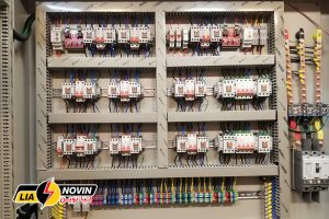 تجهیزات داخل تابلو برق چنج آور - نمونه کارهای لیا نوین