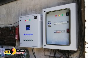 تابلو توزیع برق با روبنده نصب شده روی دیوار - نمونه کارهای لیا نوین